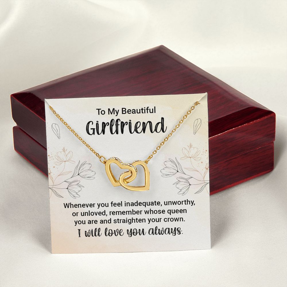 To My Girlfriend Whenever You Feel Inadequate Inseparable Necklace-Express Your Love Gifts