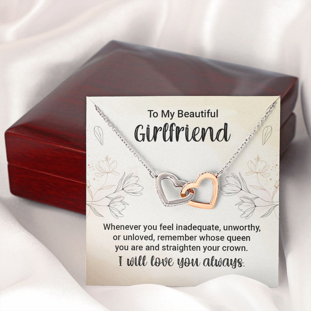 To My Girlfriend Whenever You Feel Inadequate Inseparable Necklace-Express Your Love Gifts