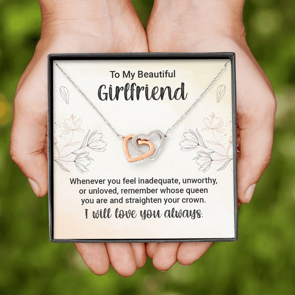 To My Girlfriend Whenever You Feel Inadequate Inseparable Necklace-Express Your Love Gifts