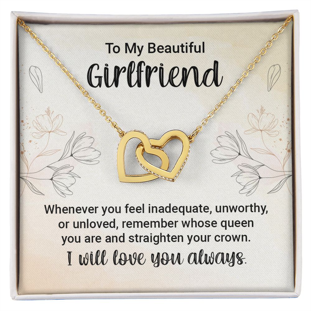 To My Girlfriend Whenever You Feel Inadequate Inseparable Necklace-Express Your Love Gifts