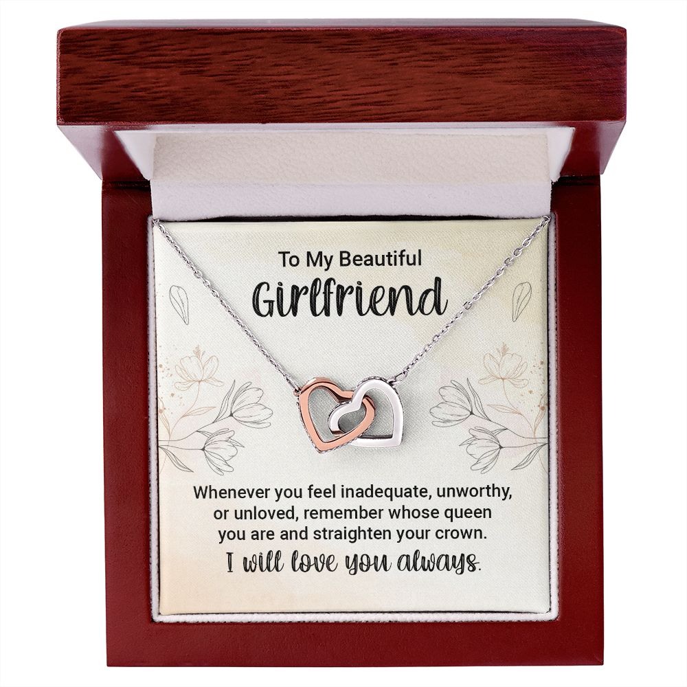 To My Girlfriend Whenever You Feel Inadequate Inseparable Necklace-Express Your Love Gifts