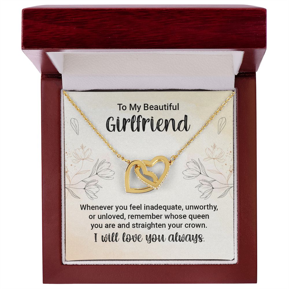 To My Girlfriend Whenever You Feel Inadequate Inseparable Necklace-Express Your Love Gifts