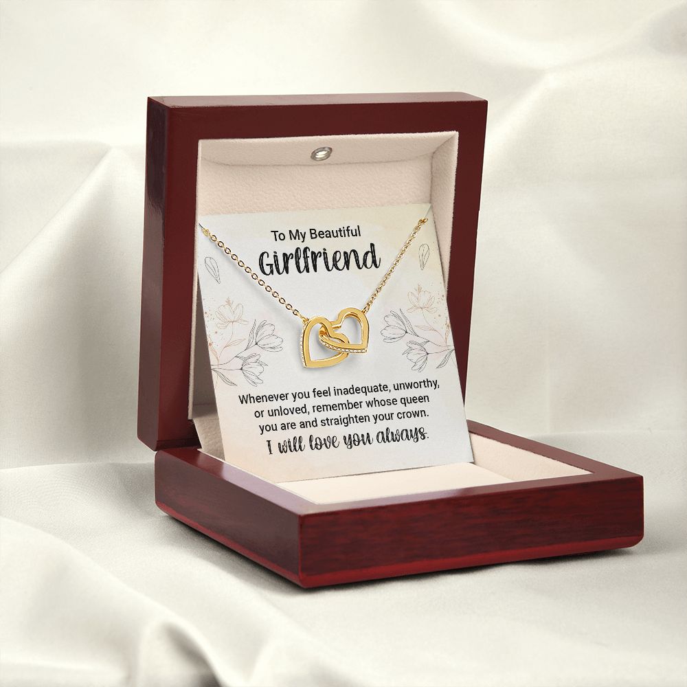 To My Girlfriend Whenever You Feel Inadequate Inseparable Necklace-Express Your Love Gifts
