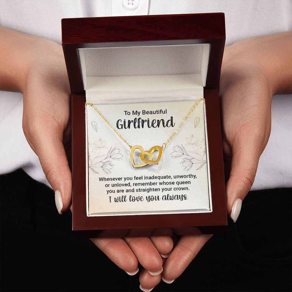 To My Girlfriend Whenever You Feel Inadequate Inseparable Necklace-Express Your Love Gifts
