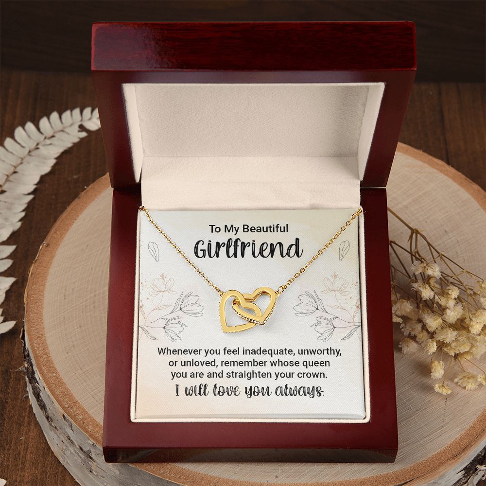 To My Girlfriend Whenever You Feel Inadequate Inseparable Necklace-Express Your Love Gifts