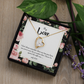 To My Girlfriend With You Forever Necklace w Message Card-Express Your Love Gifts