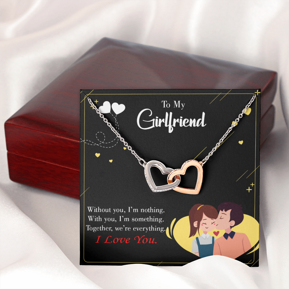To My Girlfriend Without You I Am Nothing Inseparable Necklace-Express Your Love Gifts