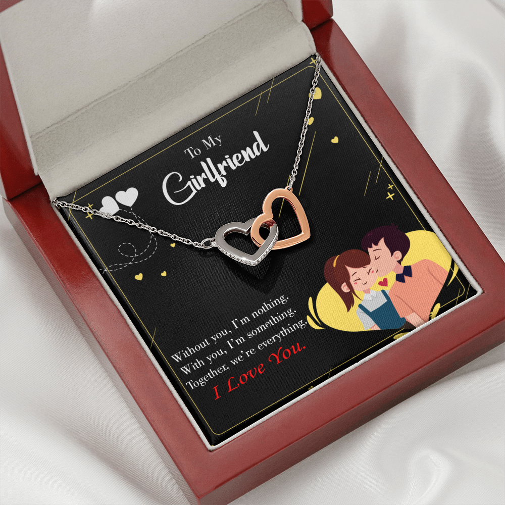 To My Girlfriend Without You I Am Nothing Inseparable Necklace-Express Your Love Gifts