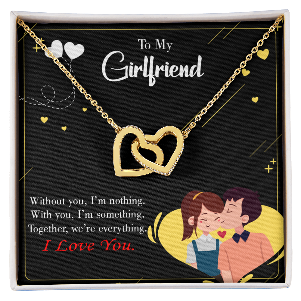To My Girlfriend Without You I Am Nothing Inseparable Necklace-Express Your Love Gifts