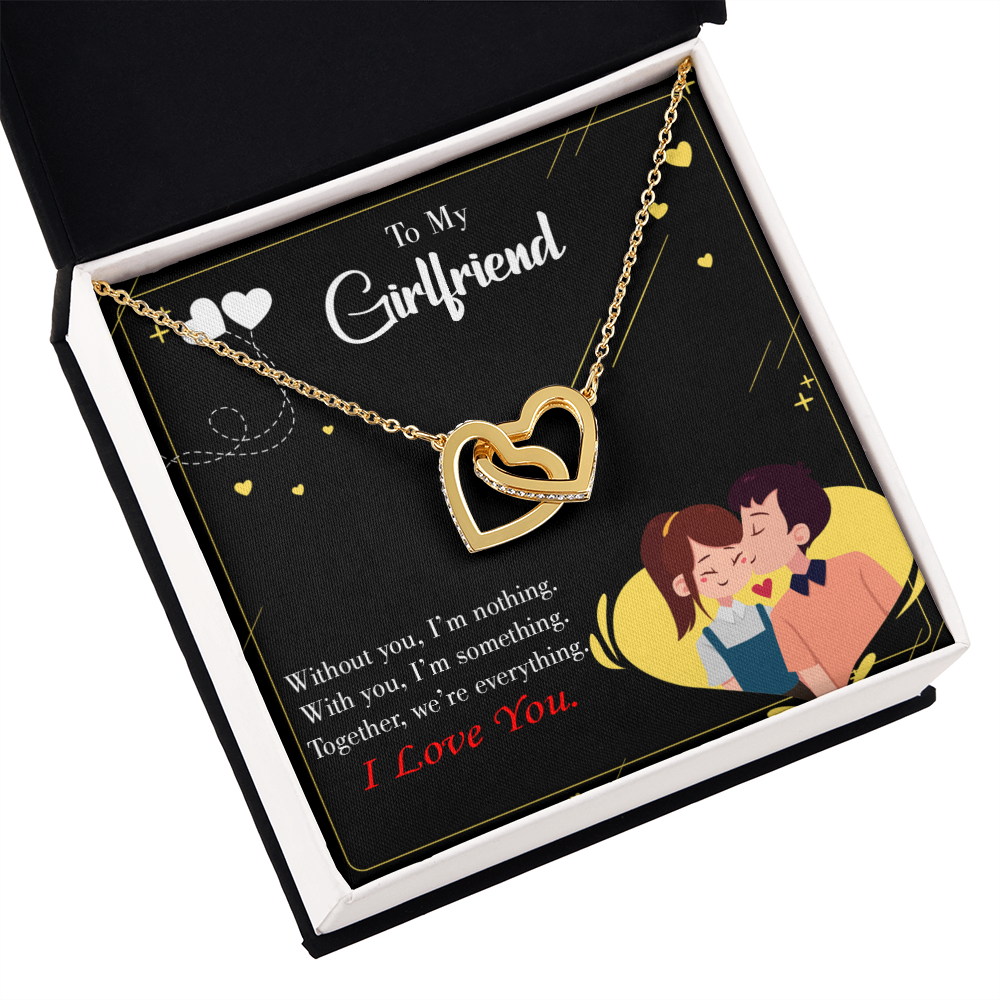 To My Girlfriend Without You I Am Nothing Inseparable Necklace-Express Your Love Gifts