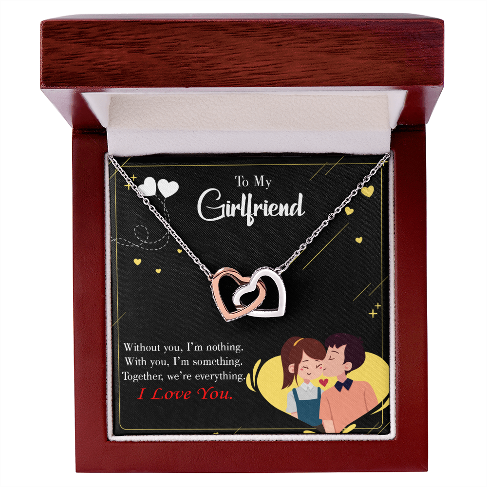 To My Girlfriend Without You I Am Nothing Inseparable Necklace-Express Your Love Gifts