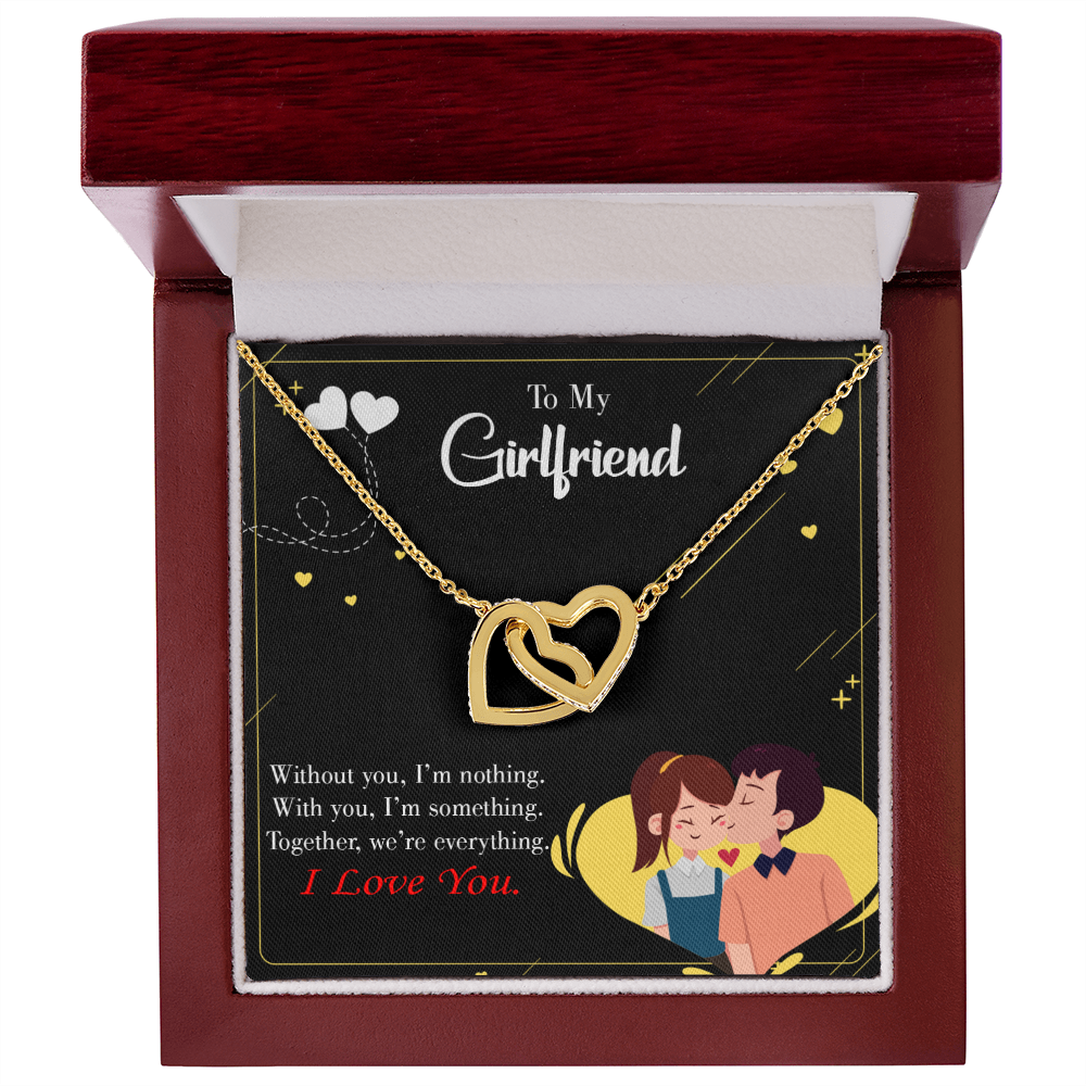 To My Girlfriend Without You I Am Nothing Inseparable Necklace-Express Your Love Gifts