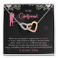 To My Girlfriend Words Are Not Enough Inseparable Necklace-Express Your Love Gifts