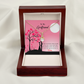 To My Girlfriend You Alluring Ribbon Necklace Message Card-Express Your Love Gifts