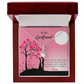 To My Girlfriend You Alluring Ribbon Necklace Message Card-Express Your Love Gifts