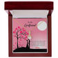 To My Girlfriend You Alluring Ribbon Necklace Message Card-Express Your Love Gifts