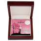 To My Girlfriend You Alluring Ribbon Necklace Message Card-Express Your Love Gifts