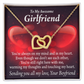To My Girlfriend You Always Warm My Thoughts Inseparable Necklace-Express Your Love Gifts