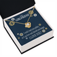 To My Girlfriend You are Cherished Infinity Knot Necklace Message Card-Express Your Love Gifts