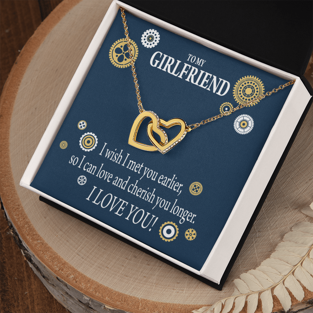 To My Girlfriend You Are Cherished Inseparable Necklace-Express Your Love Gifts