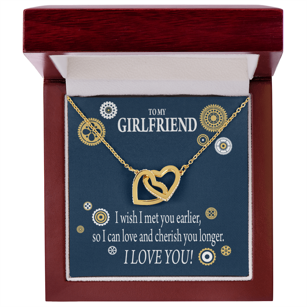 To My Girlfriend You Are Cherished Inseparable Necklace-Express Your Love Gifts