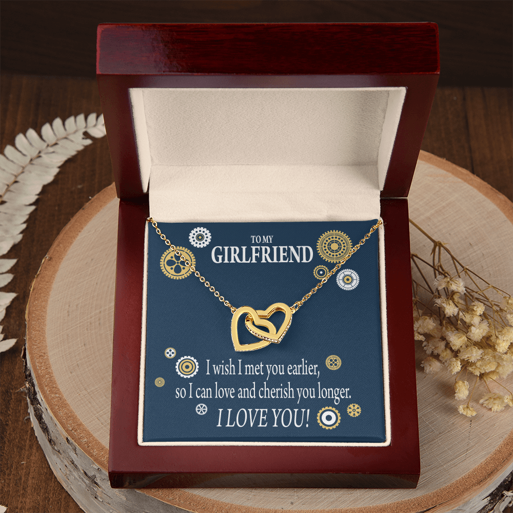 To My Girlfriend You Are Cherished Inseparable Necklace-Express Your Love Gifts