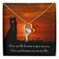 To My Girlfriend You are MY Life Forever Necklace w Message Card-Express Your Love Gifts