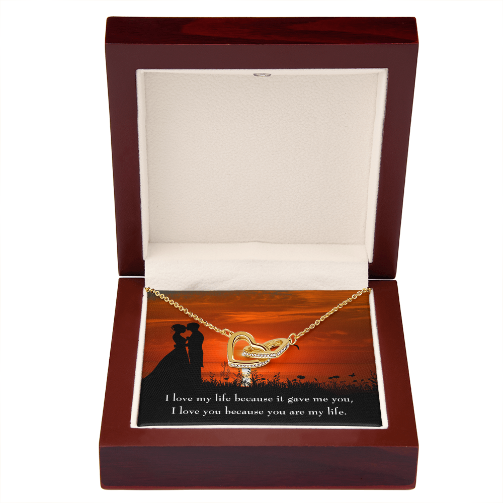 To My Girlfriend You Are My Life Inseparable Necklace-Express Your Love Gifts