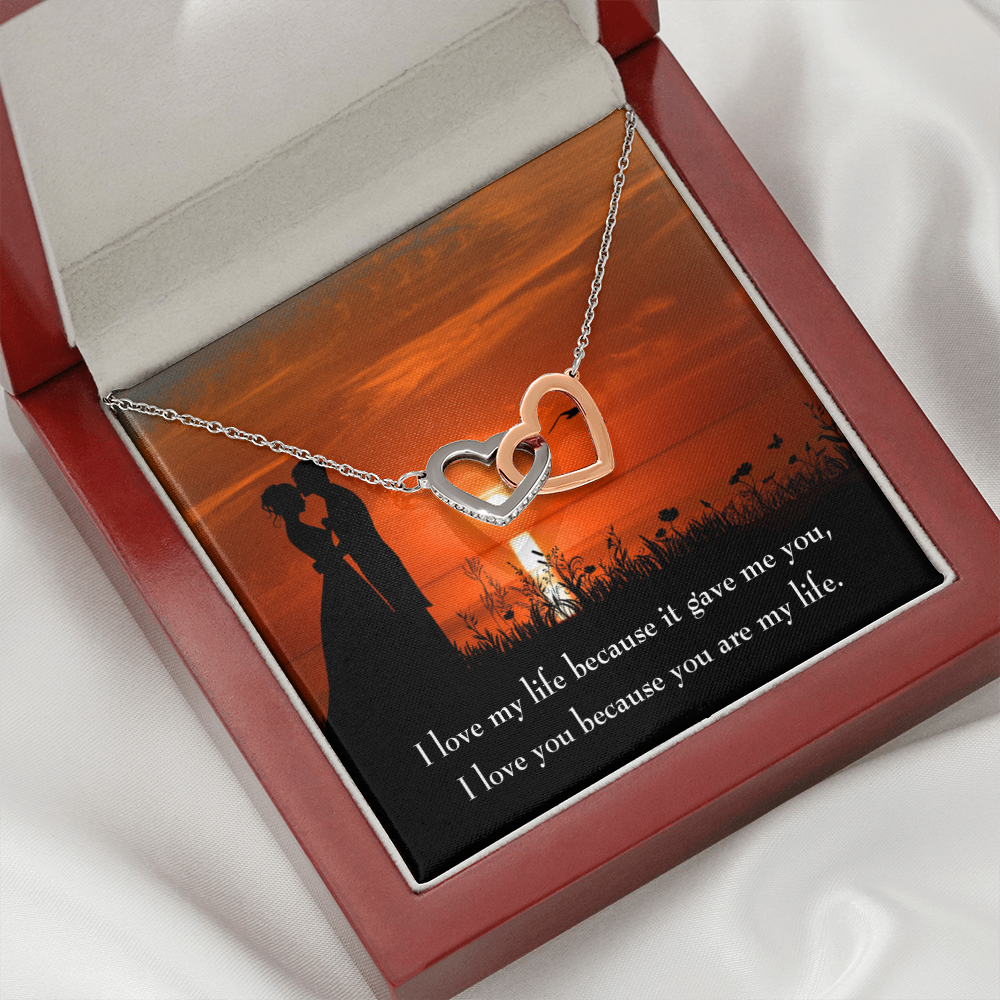 To My Girlfriend You Are My Life Inseparable Necklace-Express Your Love Gifts