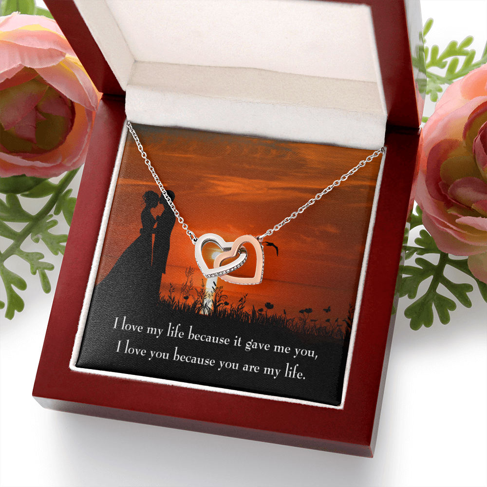 To My Girlfriend You Are My Life Inseparable Necklace-Express Your Love Gifts