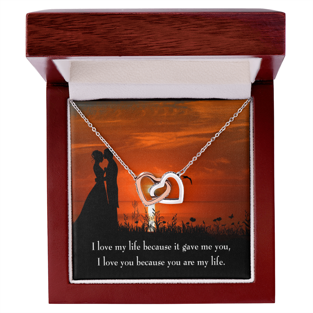 To My Girlfriend You Are My Life Inseparable Necklace-Express Your Love Gifts