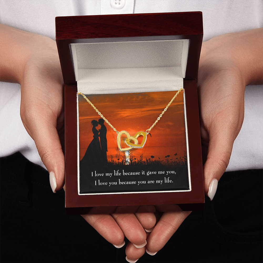 To My Girlfriend You Are My Life Inseparable Necklace-Express Your Love Gifts