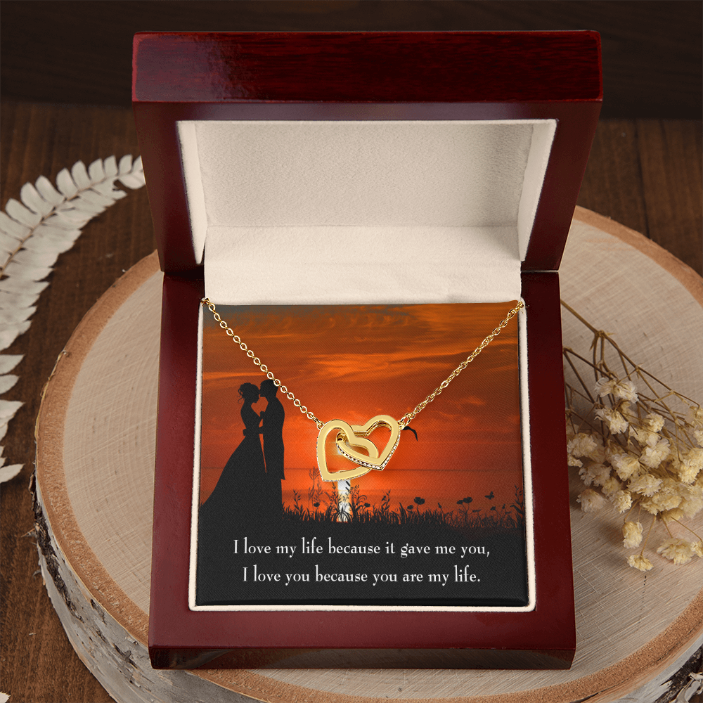 To My Girlfriend You Are My Life Inseparable Necklace-Express Your Love Gifts