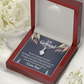 To My Girlfriend You are my Treasure Alluring Ribbon Necklace Message Card-Express Your Love Gifts