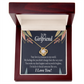 To My Girlfriend You are my Treasure Infinity Knot Necklace Message Card-Express Your Love Gifts