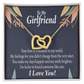 To My Girlfriend You are my Treasure Inseparable Necklace-Express Your Love Gifts