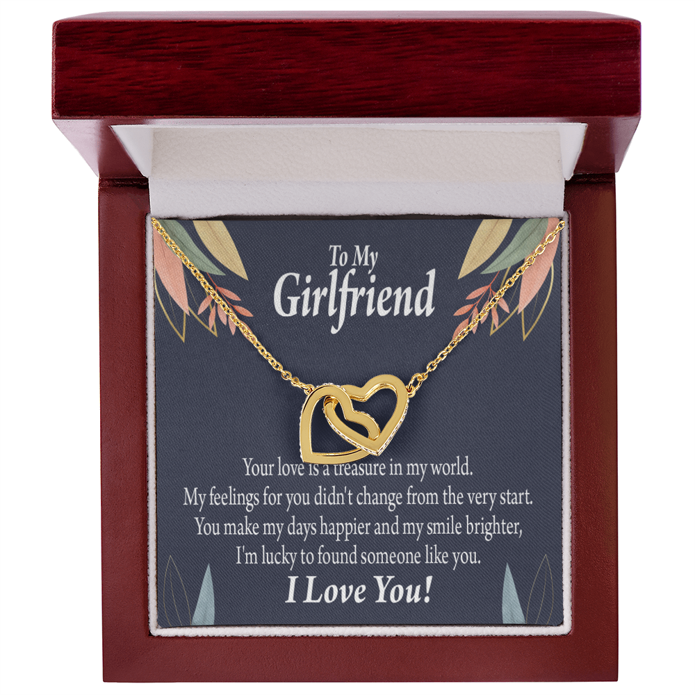 To My Girlfriend You are my Treasure Inseparable Necklace-Express Your Love Gifts