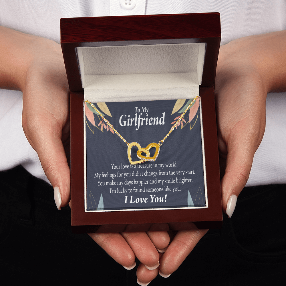 To My Girlfriend You are my Treasure Inseparable Necklace-Express Your Love Gifts