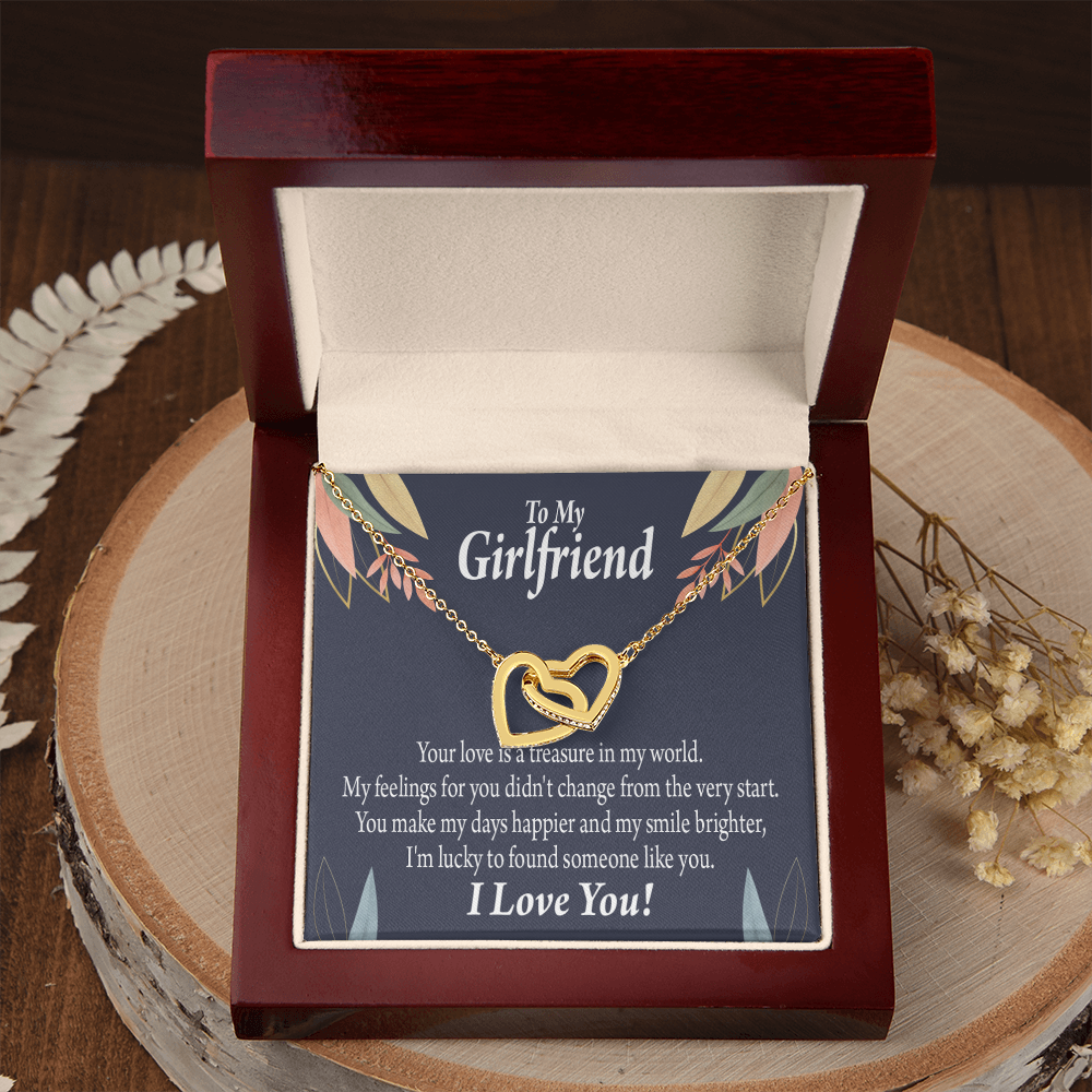 To My Girlfriend You are my Treasure Inseparable Necklace-Express Your Love Gifts