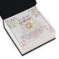 To My Girlfriend You are My World Infinity Knot Necklace Message Card-Express Your Love Gifts
