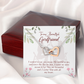 To My Girlfriend You Are My World Inseparable Necklace-Express Your Love Gifts
