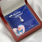 To My Girlfriend You are Special Alluring Ribbon Necklace Message Card-Express Your Love Gifts