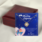 To My Girlfriend You are Special Infinity Knot Necklace Message Card-Express Your Love Gifts