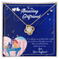 To My Girlfriend You are Special Infinity Knot Necklace Message Card-Express Your Love Gifts