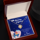 To My Girlfriend You are Special Infinity Knot Necklace Message Card-Express Your Love Gifts