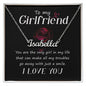 To My Girlfriend You Are The Only Girl Custom Name Necklace-Express Your Love Gifts