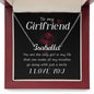 To My Girlfriend You Are The Only Girl Custom Name Necklace-Express Your Love Gifts