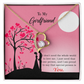 To My Girlfriend You Forever Necklace w Message Card-Express Your Love Gifts