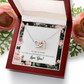 To My Girlfriend You Light Up My Life Inseparable Necklace-Express Your Love Gifts