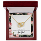 To My Girlfriend You Light Up My Life Inseparable Necklace-Express Your Love Gifts